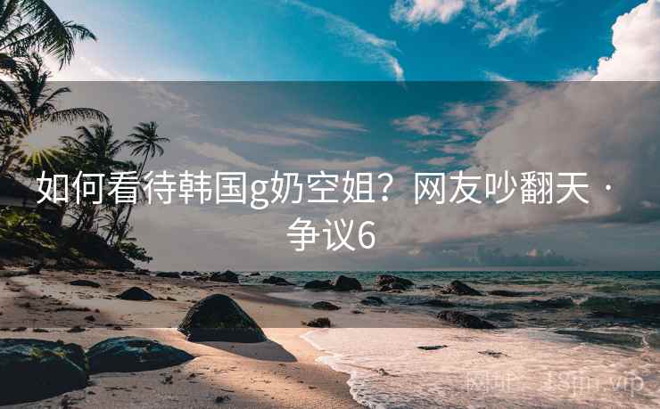 如何看待韩国g奶空姐？网友吵翻天 · 争议6