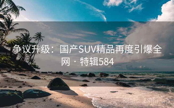 争议升级：国产SUV精品再度引爆全网 · 特辑584