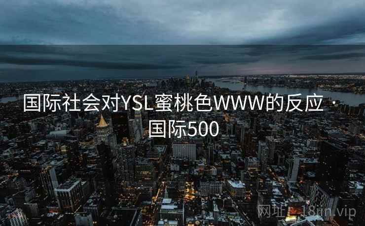 国际社会对YSL蜜桃色WWW的反应 · 国际500
