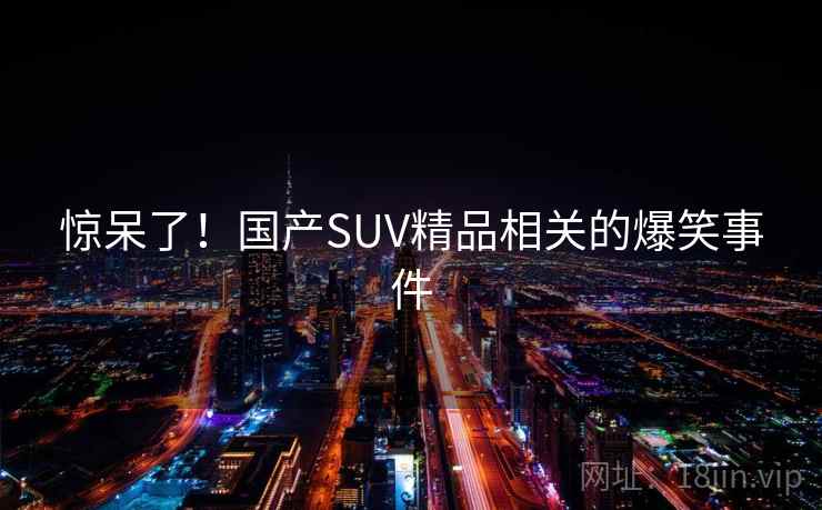 惊呆了！国产SUV精品相关的爆笑事件