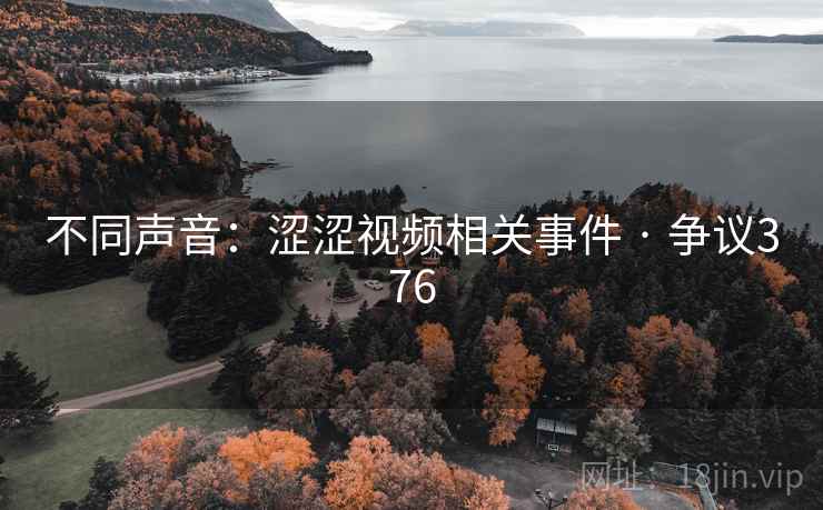 不同声音：涩涩视频相关事件 · 争议376